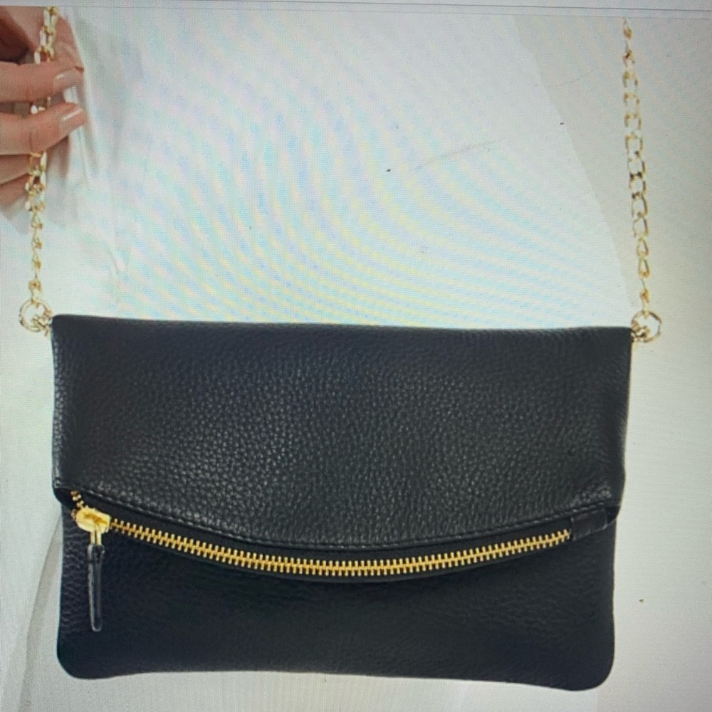 Kiko Leather Flap Clutch